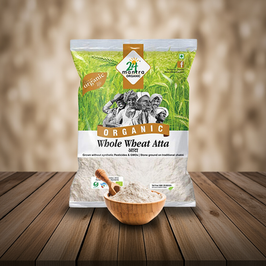 24 Mantra Whole Wheat ATTA 20Lb