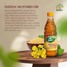 DABUR KACHI GHANI MUSTARD OIL 17 OZ (500 ML)