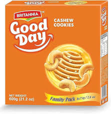 BRITANNIA GOOD DAY cashew cookies 600gm