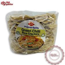 Raju Green Chilli Rice cracker