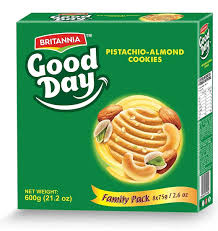 BRITANNIA GOOD DAY FAMILY PACK PISTACHIO ALMOND600 G