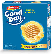 BRITANNIA GOOD DAY family pack BUTTER  600 G