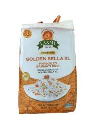 Laxmi GOLDEN SELLA XL BASMATI RICE 20 LB(NONGMO)