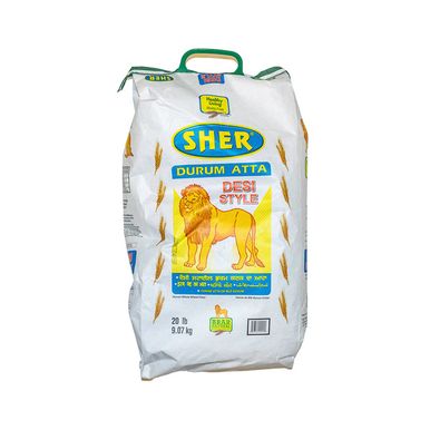 SHER DESI STYLE WHEAT FLOUR 20LB