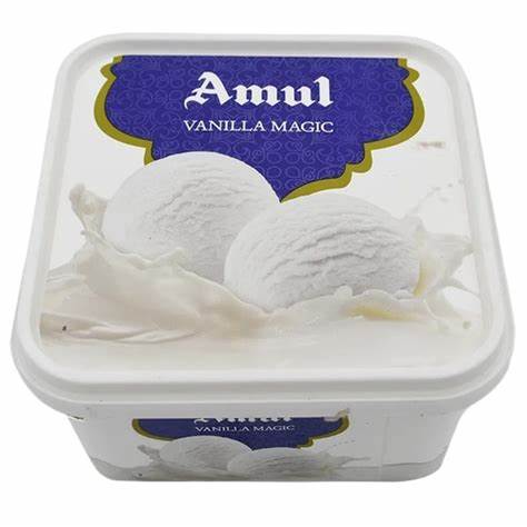 Amul Vanilla Ice Cream 1L