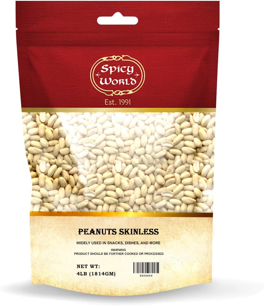 Spicy World Peanuts Skinless 2lb