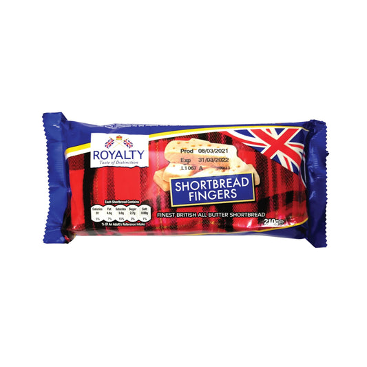 Royalty Shortbread Fingers 210g