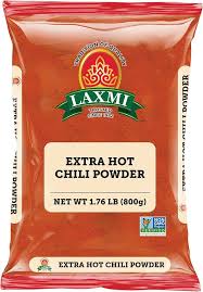 LX. EXTRA HOT CHILI POWDER 4 LB (NONGMO)