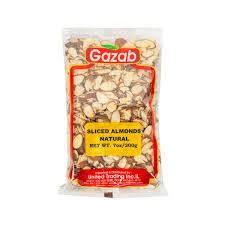 GAZAB SLICED ALMOND 200G
