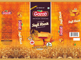 GAZAB SUJI RUSK FENNEL (LOW SUGAR)  300G