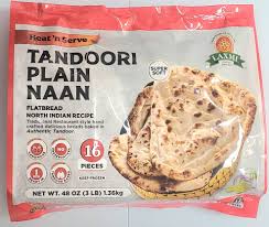LX. TANDOORI PLAIN NAAN BLK 16pc