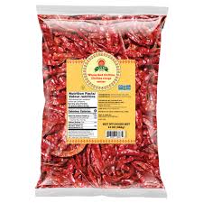 LX. RED CHILI WHOLE 400 GM (NONGMO)
