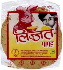 LIJJAT URAD BLACK PEPPER PAPAD 200 GM MC