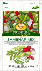 DEEP FOODS FRZN VEG SAMBHAR MIX 12 OZ