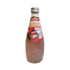 GAZAB CHIA SEED DRINK (LYCHEE) 290ML