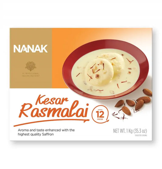 Nanak Kesar Rasmalai 12pc