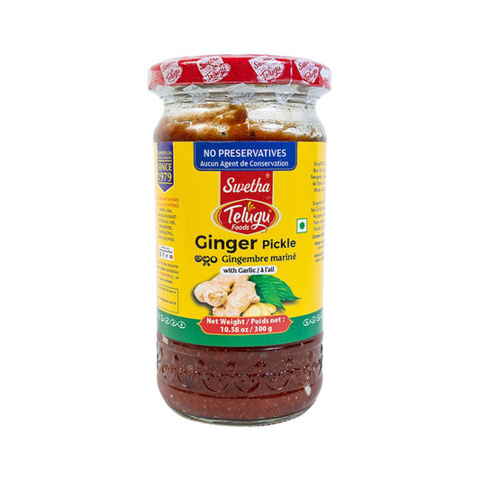 SWETHA TELUGU GINGER PICKLE 300G