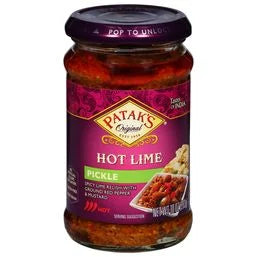 PATAK'S HOT LIME PICKLE 10OZ
